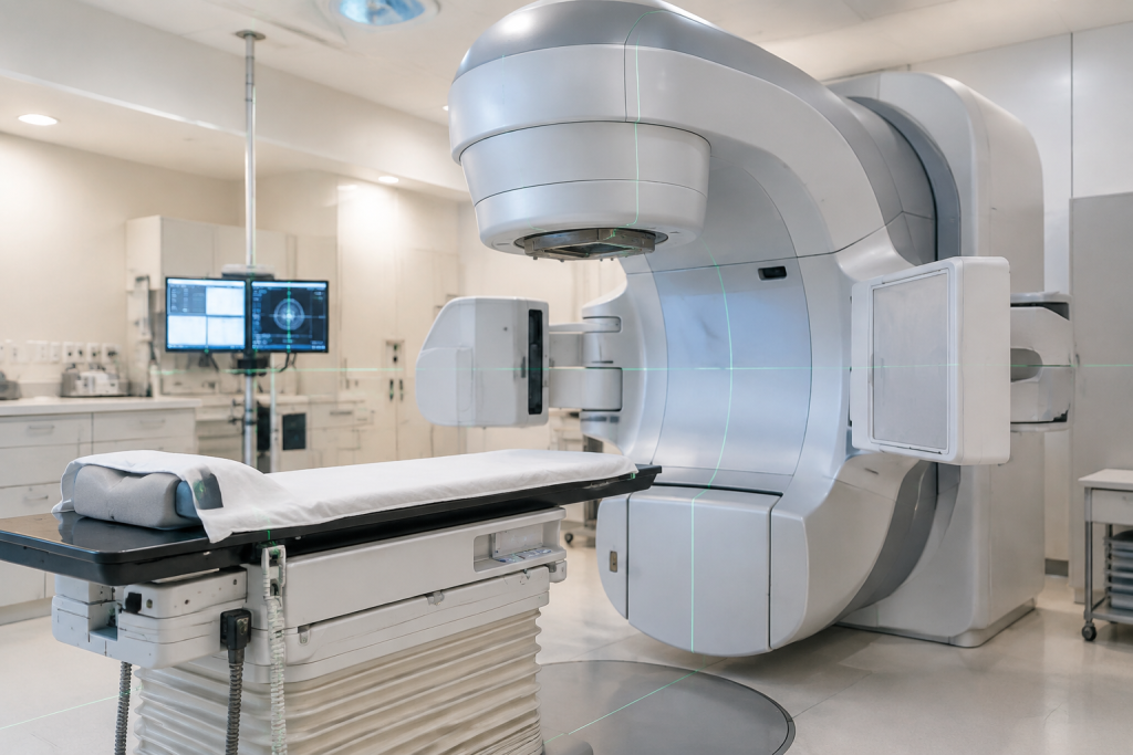 Acelerador lineal en un servicio de radioterapia